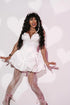 "SNOW WIFE 521688" mini dress - white