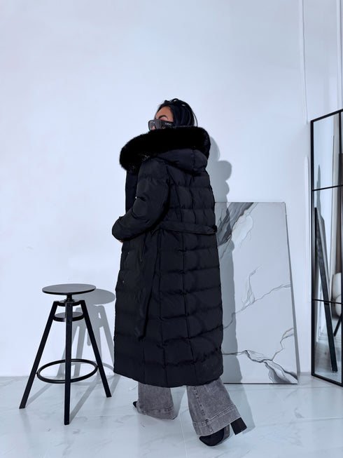 Ilgas viršutinis drabužis "CLIMATE ZONE" FC7529 - juoda IŠANKSTINIS UŽSAKYMAS