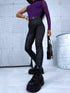 "GET IT" faux leather pants C9255-1 - BLACK