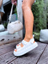"RIBBON 430" Sandals - WHITE