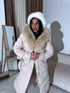 Long jacket "WINTER WEAR FC83" - LIGHT BEIGE PRE-ORDER