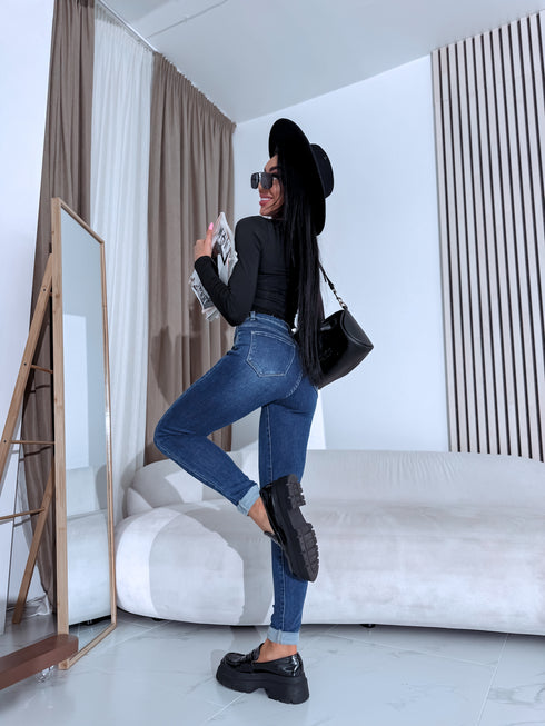 Джинсы "ORBIT T5397-3" - ТЕМНО-СИНИЕ