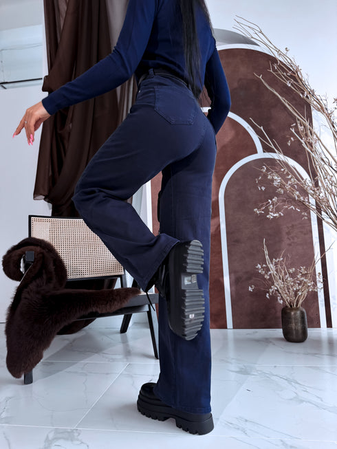 Джинсы "BLACK ICE DJ2497" - тёмно-синие ПРЕДЗАКАЗ