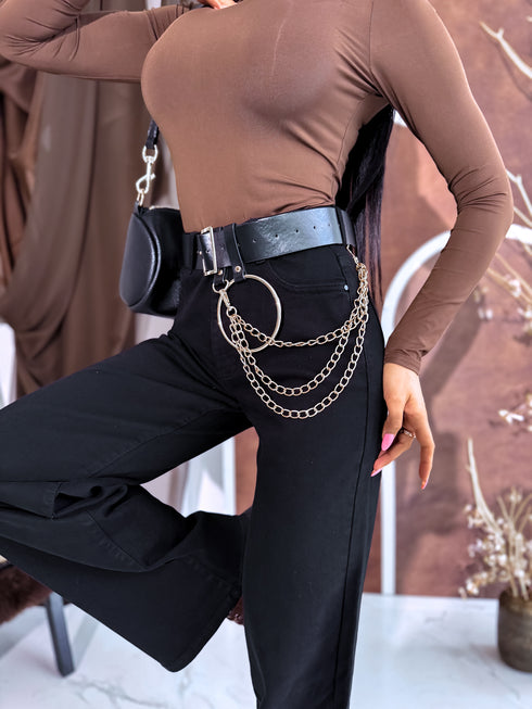 Джинсы "BLACK ICE DJ2497" - черные ПРЕДЗАКАЗ