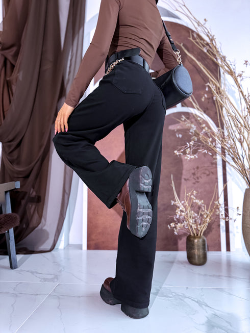 Джинсы "BLACK ICE DJ2497" - черные ПРЕДЗАКАЗ