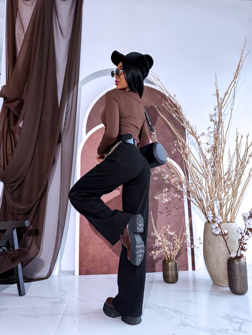 Джинсы "BLACK ICE DJ2497" - черные ПРЕДЗАКАЗ