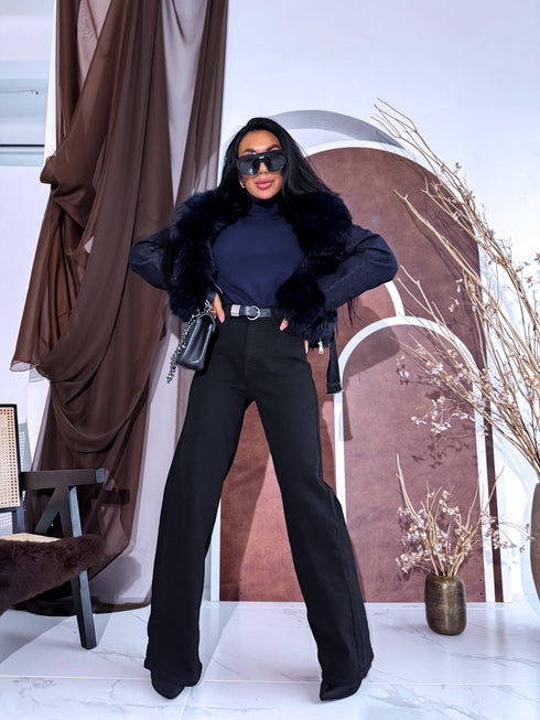 Джинсы "BLACK ICE DJ2497" - черные ПРЕДЗАКАЗ