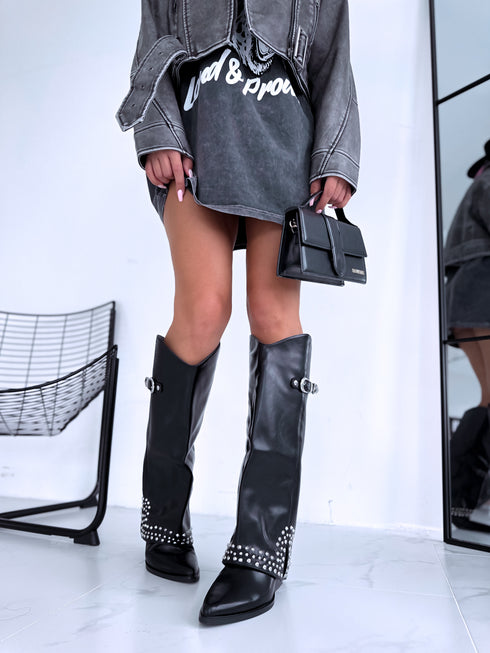 Rievets boots "UNION" - black
