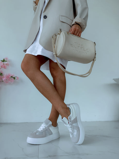 "POPCORN 8992" Boots - LIGHT GRAY