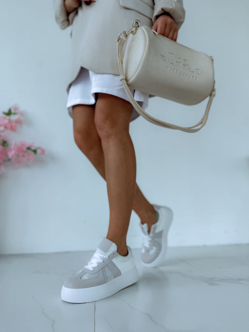 "POPCORN 8992" Boots - LIGHT GRAY