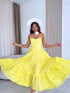 "SUNFLOWER" long dress 9289 - YELLOW
