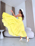 "SUNFLOWER" long dress 9289 - YELLOW