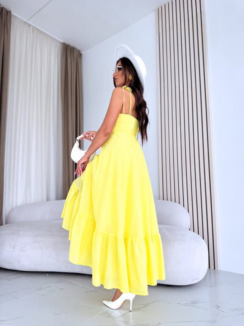 "SUNFLOWER" long dress 9289 - YELLOW