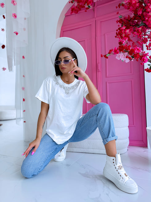 Футболка "SOPHIE VMCF49" - БЕЛАЯ