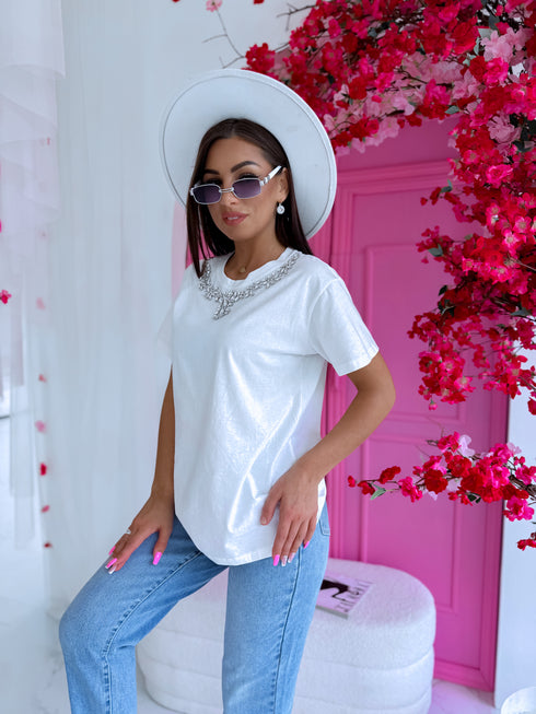 Футболка "SOPHIE VMCF49" - БЕЛАЯ