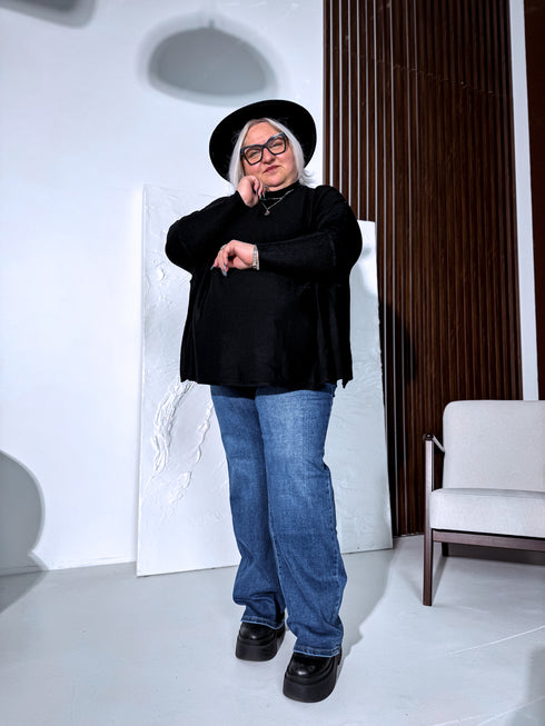 Jeans pants "GOOD LUCK DJ2518" - blue