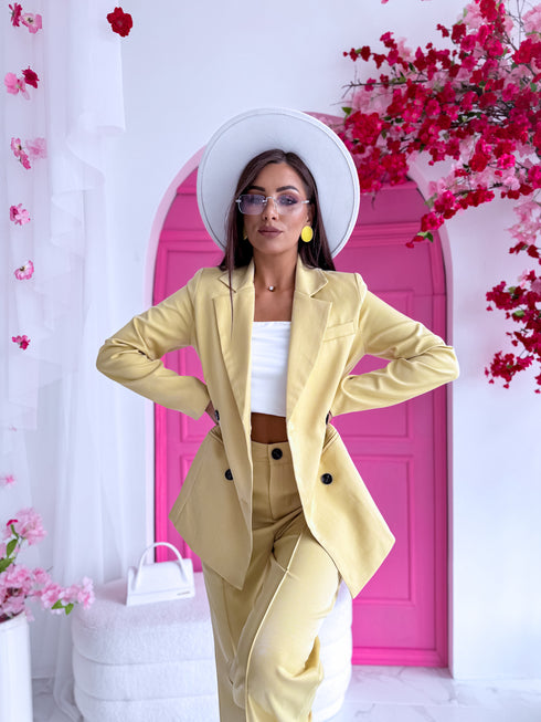 "EXCELLENCE" классический комплект - ГОРЧИЧНО-ЖЁЛТЫЙ