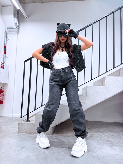 Jeans "SUBTLE SPARK" A3292-A - DARK GRAY