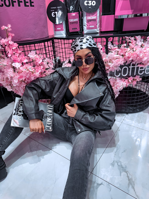 Куртка "SUGAR BAKERY 8817" - ТЕМНО-СЕРАЯ