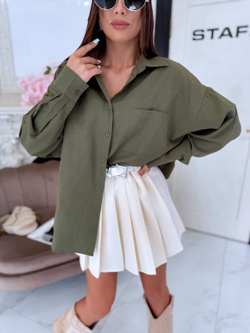 Shirt "COTTON" H8062 - KHAKI