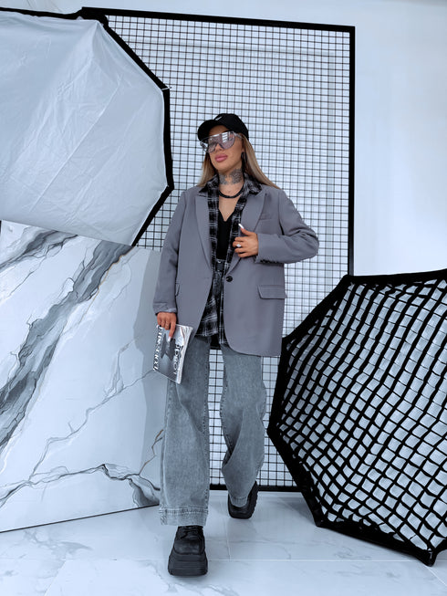 Švarkas "BELLA" - PILKA