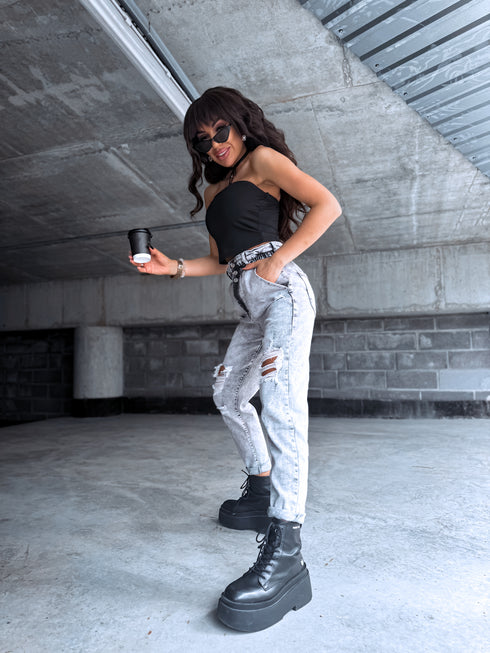 MELNS crop tops "MINI LADY"