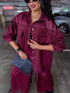 ELYNDI shirt "PLOMBIR V6012" - BORDEAUX