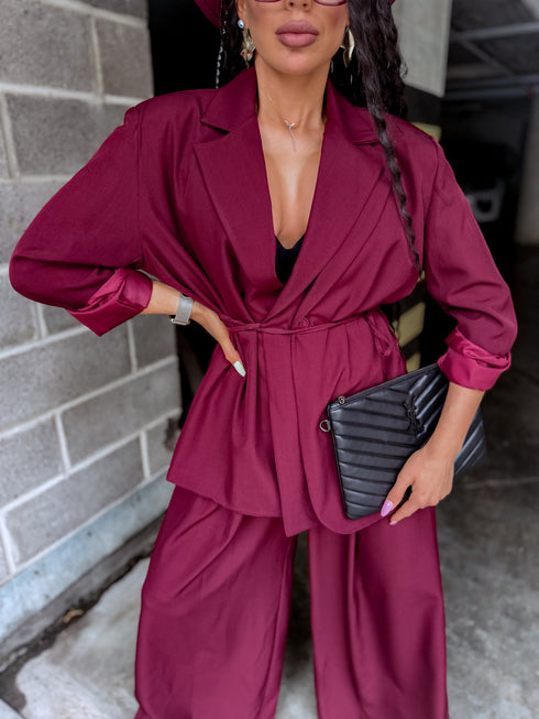 Žakete "COUTURE V8061" - BORDO