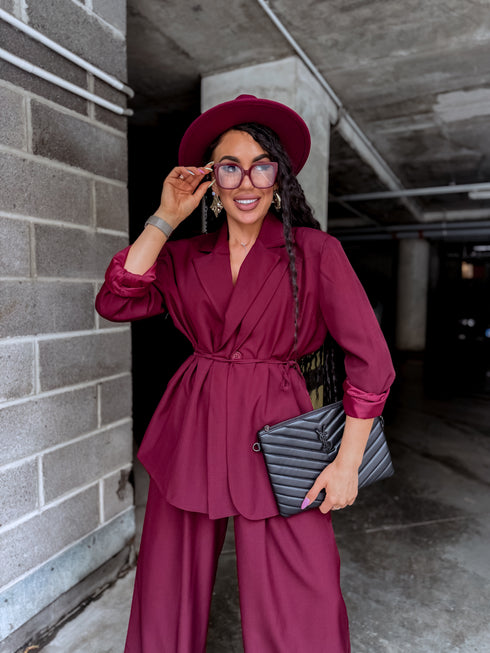 Žakete "COUTURE V8061" - BORDO