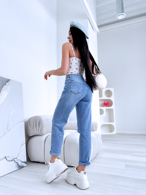 СВЕТЛО-ГОЛУБЫЕ джинсы HM317-2 "PICNIC" ПРЕДЗАКАЗ