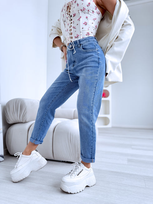 СВЕТЛО-ГОЛУБЫЕ джинсы HM317-2 "PICNIC" ПРЕДЗАКАЗ