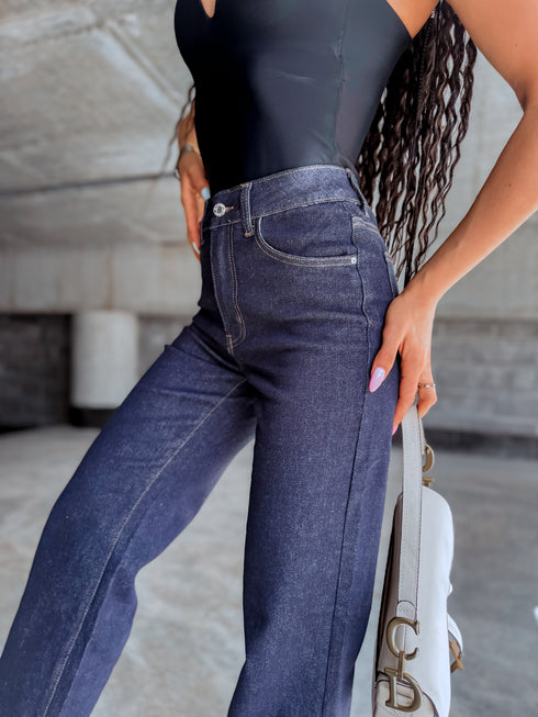 "CHAMPION C057" denim pants - dark blue