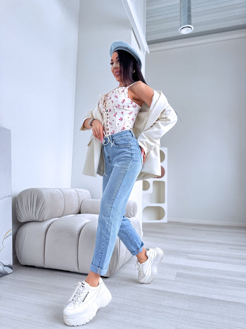 СВЕТЛО-ГОЛУБЫЕ джинсы HM317-2 "PICNIC" ПРЕДЗАКАЗ