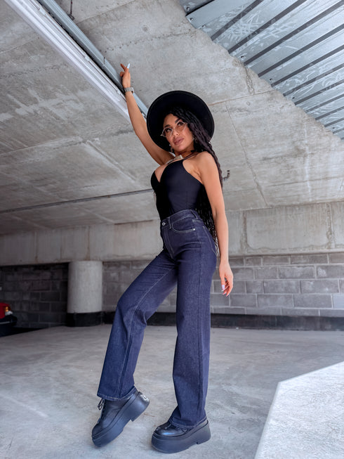 "CHAMPION C057" denim pants - dark blue