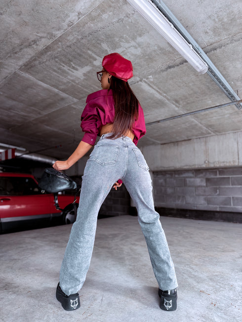 "GREY TOPAZ" denim pants XJ309