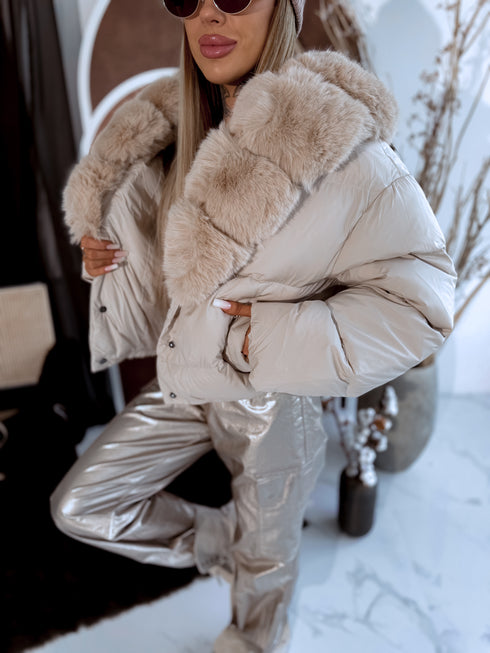 Puffy jacket "MARSS FC7611" - LIGHT BEIGE