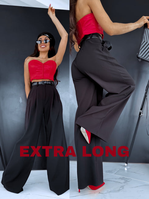 Fabric pants "PRIME" - BLACK