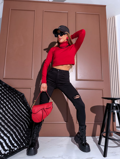 Classic turtleneck - RED