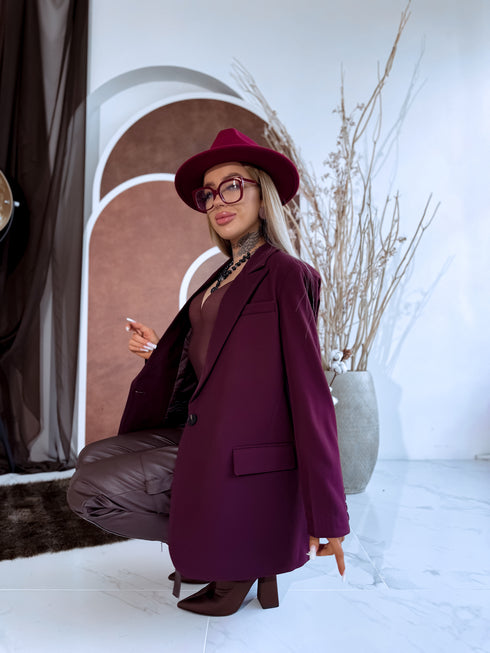 Жакет "BELLA" - БАКЛАЖАНОВО ФИОЛЕТОВЫЙ