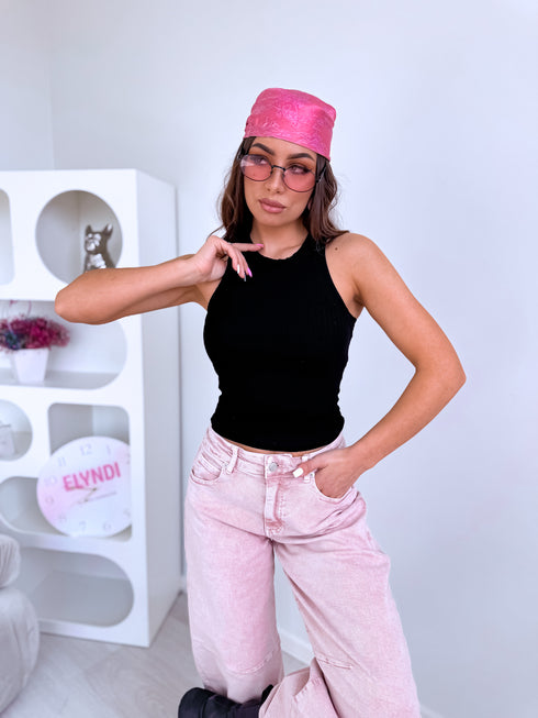 Topiukas "SIMPLE TEE" VD1368-1 - JUODAS
