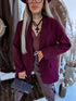 Жакет "BELLA" - БАКЛАЖАНОВО ФИОЛЕТОВЫЙ