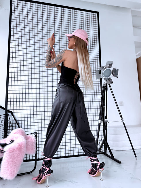 ЧЁРНЫЙ корсет "AMONG ST12006"