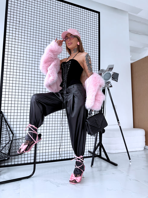 ЧЁРНЫЙ корсет "AMONG ST12006"