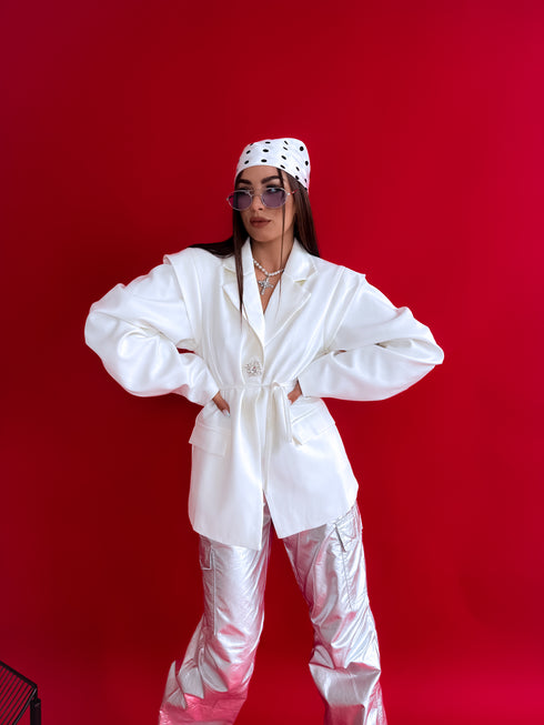 Jacket "NEW CODE V10308" - WHITE