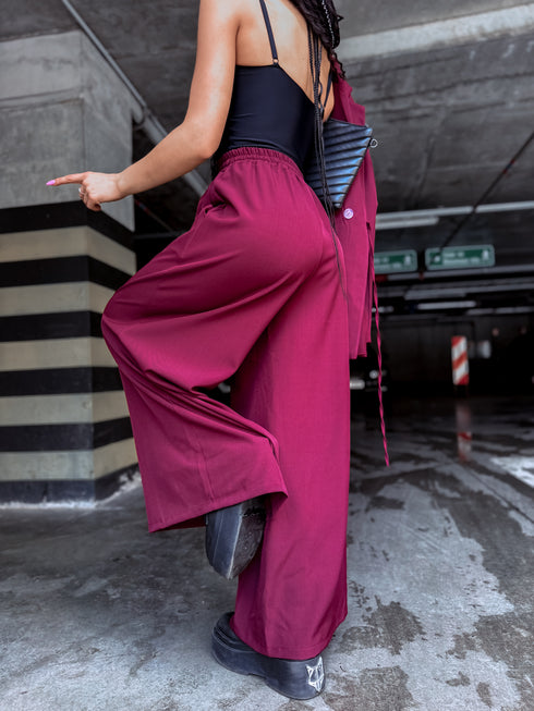 Pants "Excuse Me V58" - burgundy