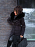 Long jacket "WINTER WEAR FC83" - BLACK