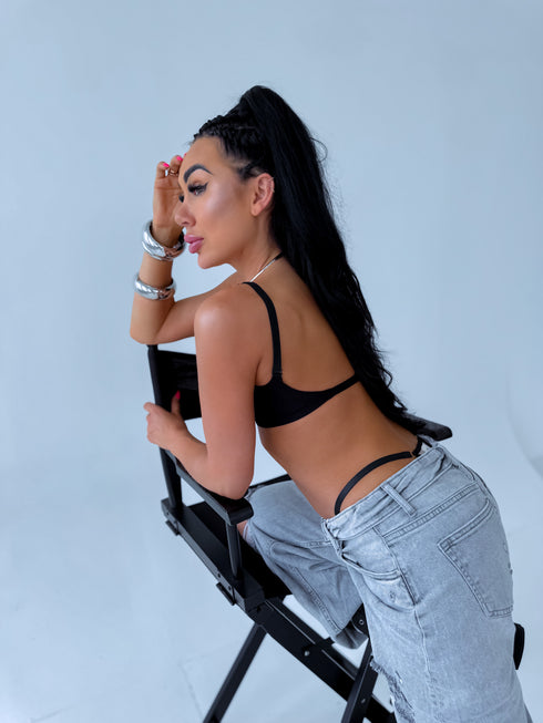 Bra A99 "ANGEL BEAUTY" - BLACK