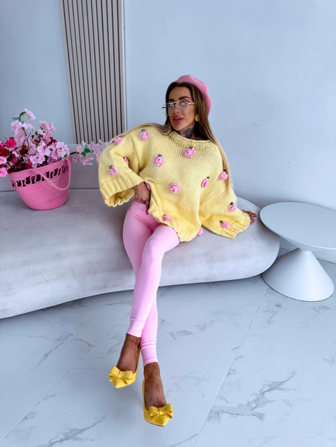 LUX džemperis "ENGLISH ROSES" C39079 - DZELTENS