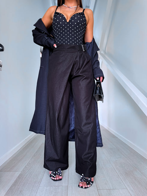 Classic pants "SAME THING" K2272 - BLACK