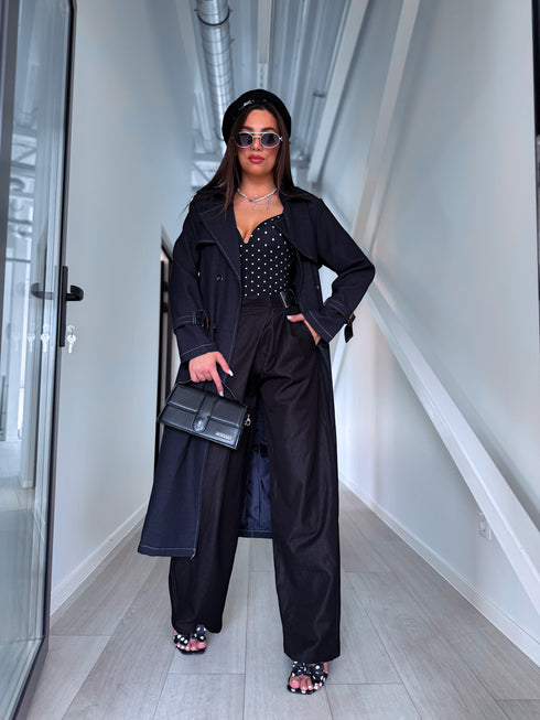 Classic pants "SAME THING" K2272 - BLACK